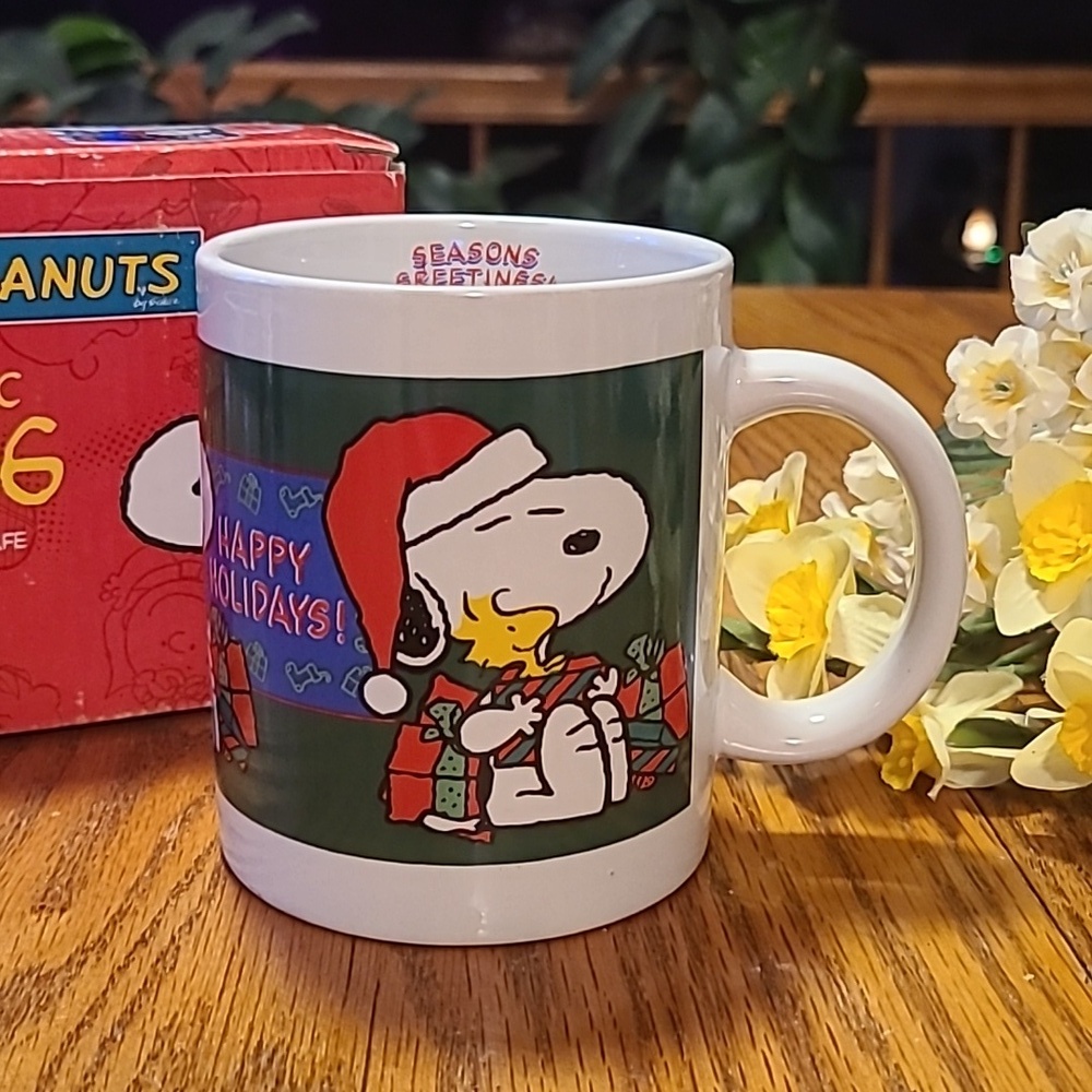 Peanuts Snoopy Woodstock NIB Mug